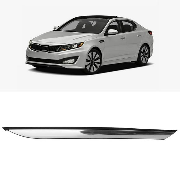 Quarter Panel Molding Trim, Premium ABS Material, Shiny Finish, Fits for Optima 2011-2015 with Direct Replacement Installation