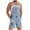 Light Blue, variant on JIUKE Mens Jumpsuits 1 Piece Shorts Bib Overall Loose Fitted Ripped Adjustable Straps Summer Workwear Rompers