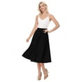 thumbnail image 4 of Women's Classic Pleated Midi Skirt Aline Flare for Everyday Elegance, 4 of 5