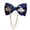 Navy Blue, variant on High Quality Men's Adjustable Metal Gold Wings Bow Tie Sky Blue Two Layer Neck Bowtie with Chain Party Weddings Gift