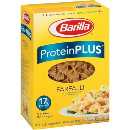 barilla plus protein multigrain pasta oz walmart farfalle
