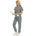 thumbnail image 4 of Women Jogger Sets Doctor Dentist Workwear Women Fashion Uniforms Beauty Workwear Women Clinical Scrubs Set, 4 of 4
