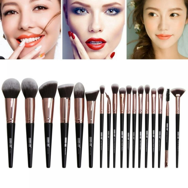 18pcs Pro Makeup Brushes Set - Cosmetic Powder Eye Shadow Foundation Blush  Blending Beauty Make Up of Brochas Maquillaje Kit Multiple Models Beauty  Tools by DA BOOM 