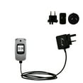 thumbnail image 1 of International AC Home Wall Charger suitable for the Jitterbug Plus - 10W Charge supports wall outlets and voltages worldwide - Uses Gomadic Brand TipE, 1 of 4