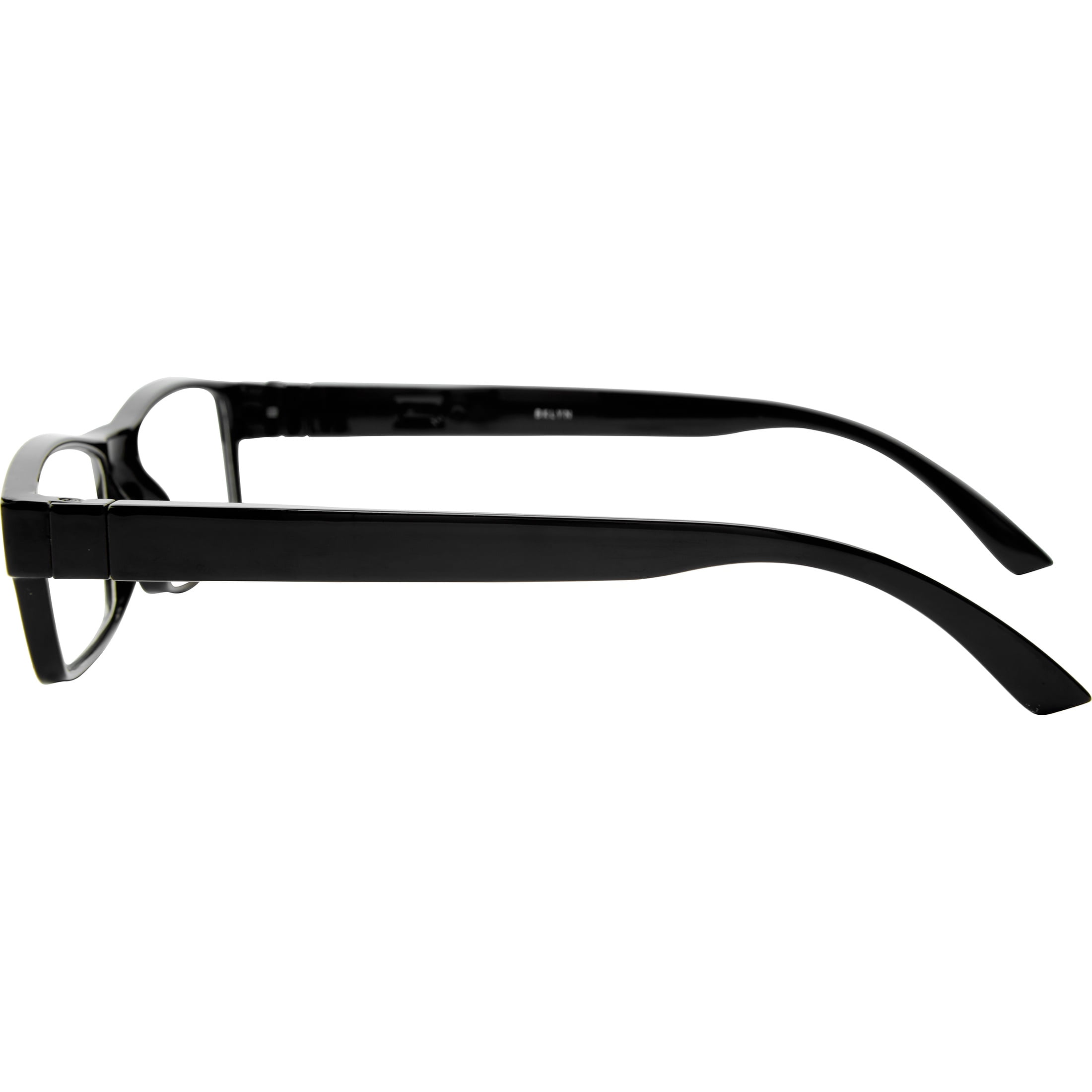 Bklyn, Sumner +1.50, Adult, Mens, Rectangle Plastic Reading Glasses & Pouches Value Pack , 2 Ea