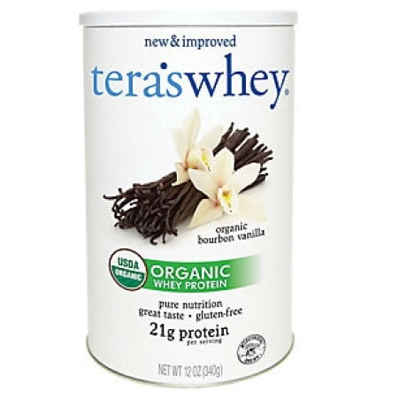 Tera's Whey Organic Whey Protein Powder, Bourbon Vanilla, 21g Protein, 0.75