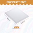 thumbnail image 2 of Uxcell 2 Pcs Stretched Canvas, 10x12" Artist Boards 4/5" Profile Cotton Panels,White, 2 of 7