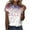 S6-Multicolor, variant on successthop 4th of July Clothes for Women Flags Loose Plus Size Crewneck Shirt Festival T Shirts Short Sleeve Tops 2XL