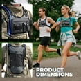 thumbnail image 6 of Hydration Vest for Trail Running & Hiking, Lightweight Running Backpack with 2L Water Bladder, and Multi-Pocket Storage for Men & Women, 6 of 16
