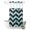 Teal, Black, Gray, variant on No Hook Shower Curtain, Abstract Pink Shower Curtains for Bathroom with See Through Top Window, Geometric Zigzag Waves Bohemian Stripes Waterproof & Washable Bath Curtain Stand Up Stall 36"x72"