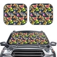 thumbnail image 2 of Fotbe Butterfly Wild Insect Juego de 2 Piezas de Parasoles para Parabrisas | Bloqueador Solar para Auto | Accesorios Plegables para Protección Solar Interior-Small, 2 of 6