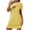 Yellow, variant on Women's Heart Print Nightshirt Stretch Soft Comfortable Crew Neck Casual Nightgown Everyday Short Sleep Dress White Pajamas for Women Skirt Cotton Soft XL