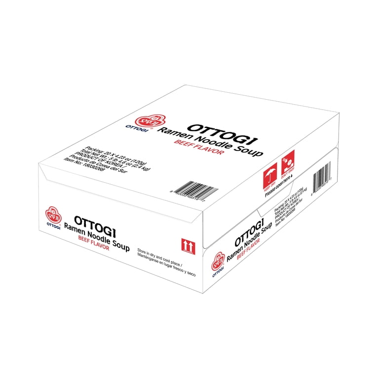 OTTOGI RAMEN, Hot Spicy Beef Flavor, Hispanic Flavor, Authentic