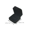 thumbnail image 2 of 1Pc Creative Proposal Finger Ring Box Flannel Jewelry Box Wedding Supply Black, 2 of 7