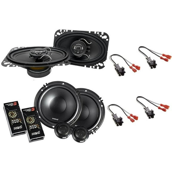 Cerwin Vega XED650C 61/2" component & XED46 4X6" speakers Fit 1995-2006 Silverado/Sierra