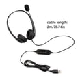 thumbnail image 5 of YIEMEEN Over Ear Headphones Delivering Clear Auditory for Online Meetings Mic, 5 of 11