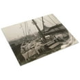 thumbnail image 3 of Print: Fore Deck Of White Star Steamship Olympic At Dock In New York, 3 of 4