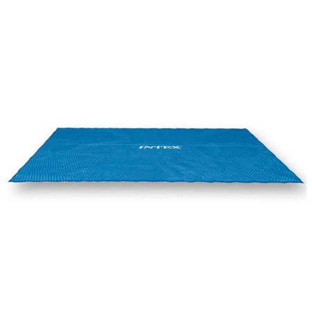 Rectangular Safety Pool Cover - Intex 9 x 18 Foot Rectangular Solar Frame Set Swimming Pool Cover | 29026E