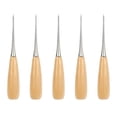 thumbnail image 2 of 10Pcs Leather Sewing Awl with Wood Handle Leather Craft Awl Tools Leather Sewing Awl for Leather Working, 2 of 6