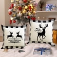 thumbnail image 2 of Christmas Pillowcase With Printed Linen Cushion Cover Home Sofa Decoration Festival Patterns Sofa Bedroom Decorations, 2 of 4
