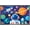 Barnwood Framed Version, variant on Science - Space Planets And Astronaut Wall Poster, 22.375" x 34" Framed