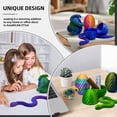 thumbnail image 4 of 5PCS 3D Printed Snake Eggs 3D Printed Snake 3D Printed Snake Set Easter Eggs Articulated Snake Easter Basket Stuffers Mystery Snake Egg Fidget 3D Printed Animals, 4 of 7