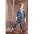 thumbnail image 5 of Cozeeme Layette Henley T-Shirt and Pants Play Set Outfit Newborn to Little Kid, 5 of 5