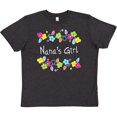 thumbnail image 3 of Inktastic Nanas Girl- bright flowers Youth T-Shirt, 3 of 5