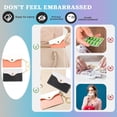 thumbnail image 3 of 2 packs of contraceptive pill box sleeve leather wallet pill box contraceptive pill box with buckle and keychain contraceptive pill travel bag backpack, black + pink, 3 of 4
