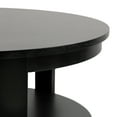 thumbnail image 4 of Kate and Laurel Foxford Modern Tiered Round Coffee Table for Living Room Decor, 34x34x17, Black, 4 of 10