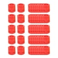 thumbnail image 1 of Milaget 50 Pcs 0.35 Pouces Patte de Pigeon de Course Multi-Usage Plastique Rouge, 1 of 9