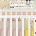 thumbnail image 4 of Gewnee Queen Size Toddler Floor Bed,Pine Wood Kids Floor Bed Frame with Fence and Door,White, 4 of 8