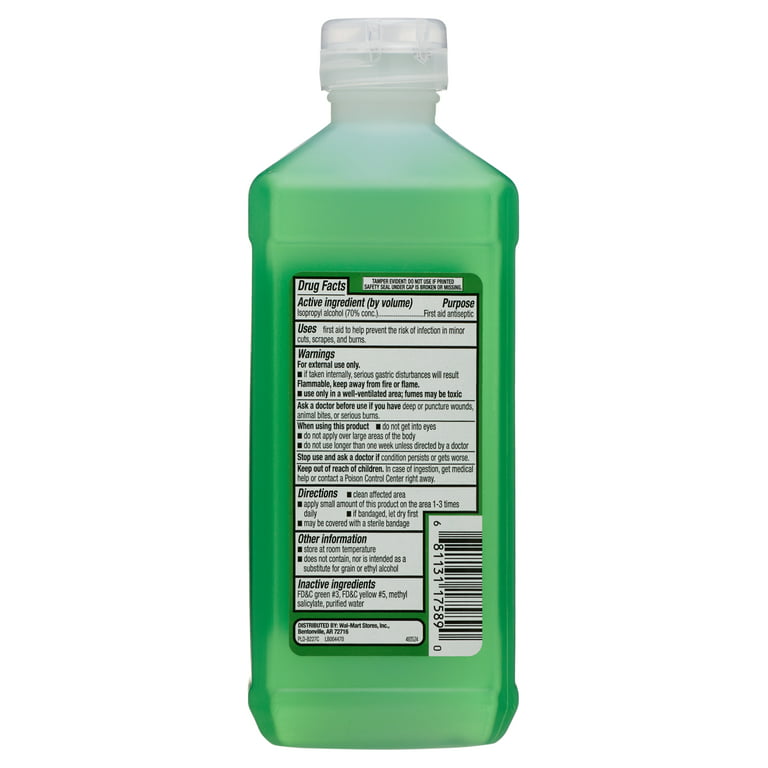 Equate Wintergreen 70% Isopropyl Alcohol Antiseptic, 16 fl oz