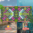 thumbnail image 5 of 1 Pcs 2D Flat License Plate Covers & Frames, Peace and Love For Decorative Front, Waterproof For Decoration Aluminum License Plate Covers & Frames Cover For Men Women, 12" X 6", 5 of 7