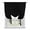 Black, variant on Grey Tie Up Curtains for Small Windows,Adjustable Rod Pocket Valance 45 Inch Short, Modern Pure Gray Window Treatment Balloon Roman Blind Shade, 34" x 45"