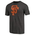 thumbnail image 2 of Men's Heathered Black San Francisco Giants Cooperstown Collection Forbes Tri-Blend T-Shirt, 2 of 3
