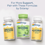 Solaray Fenugreek Seed 1240 mg | Healthy Digestion & Stomach Comfort, Blood Sugar & Lactation Support | 180ct, 90 Serv.