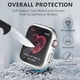 thumbnail image 3 of Compatible Apple Watch Series 5 / Series 4 Estuche 40 / 44 mm con protección de pantalla de vidrio templado, Estuche protector completo de 360 ° Estuche protector ultra delgado MFZFUKR 2033846-3, 3 of 9