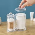thumbnail image 1 of Phenofice Conteneur de Cotons-Tiges Transparent Rangement pour Femmes Bureau Lot de 1, 1 of 8