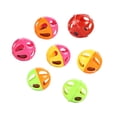 thumbnail image 2 of Interactive Pet Toys, Ball Cat Toys, 2inHollow Plastic, Small Bells, Kitten Interactive Play, Indoor Activity, Random Multi-Hues, 7 Pc, 2 of 6