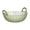Green-GN-home supplies, variant on LEFTHIGH Home Large Clear Plastic Fruit Tray Serving Platter for Snacks Candy Nuts Coffee Table Party Tableware Bowl 10.1x10.1x5.39 Inches Valentines Day Gifts