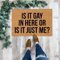 thumbnail image 4 of FuGrandkids Welcome (Others Tolerated) Christmas Decor Doormat Rug Custom Door MatFront Door Outdoor Entrance Porch Mat With Slip Polyester Floor Mat Celebrate Valentine' Valentine decorations indoor, 4 of 7
