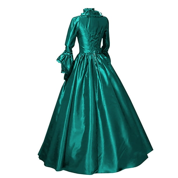 fitted lace wedding dress Pure Cotton Mint Green 1940s V-Neck Floral Dress main image 0