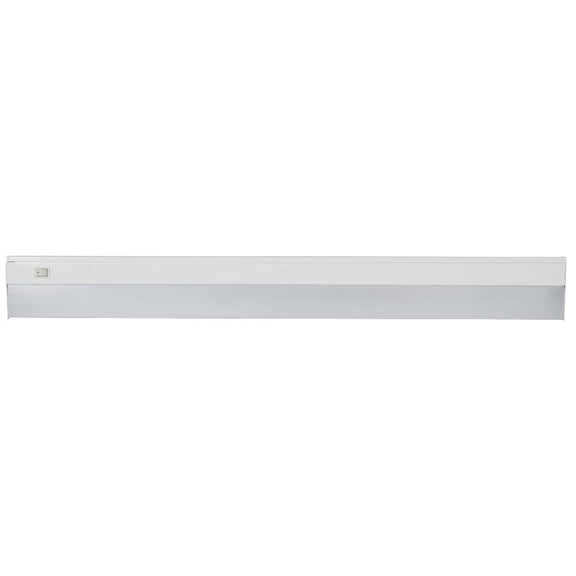 F9833-30-LED-2-Sunset Lighting-33 Inch 11W LED Under Cabinet   White Finish with White Glass