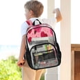 thumbnail image 7 of PVC Transparent Backpacks Clear Backpack for Travel and Outings Red Valentine's Day Pattern, 7 of 7