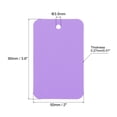 thumbnail image 3 of Waterproof Wires Plastic Shipping Tags for Product Identification Valve Marking Outdoor Tagging 2x3.6 Inch Purple 100pcs, 3 of 6