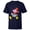 Navy, variant on Disney Mickey Mouse Wild Colors Retro Vintage Walking Pose - Short Sleeve T-Shirt for Kids - Customized-White