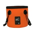 thumbnail image 3 of Cubo plegable para almacenamiento de agua, bolsa de agua, cubo de pesca, lavabo plegable para acampar al aire libre, Picnic, viajes y senderismo naranja, 3 of 8