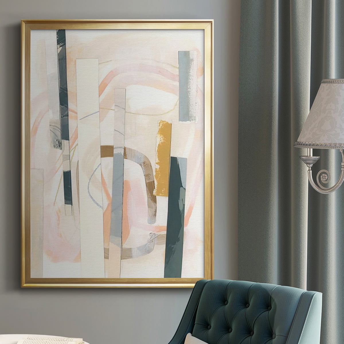 Melon Litmus III Premium Framed Print, in Gold, Black, or Silver - Ready to Hang