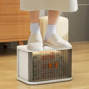 Desktop Storage Boxes 2025 Summer Storage Bins With Lids, Stackable Collapsible Storage Box,Toy Storage,Storage Cabinet With Door,Plastic Bin Box For Organization,containers For Organizing,